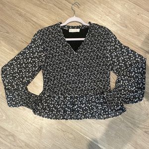 Floral Long Sleeve Blouse